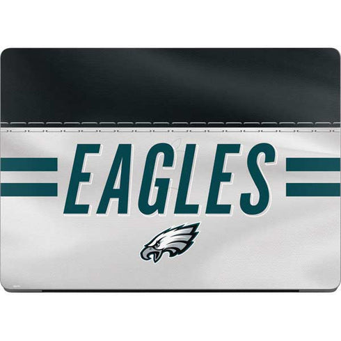 NFL Philadelphia Eagles White Striped MacBook Pro 14in (2021-24) Skin