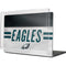 NFL Philadelphia Eagles White Striped MacBook Pro 16in (2021-25) Case plus Skin