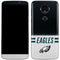NFL Philadelphia Eagles White Striped Moto E5 Plus Skin
