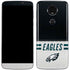 NFL Philadelphia Eagles White Striped Moto E5 Plus Skin