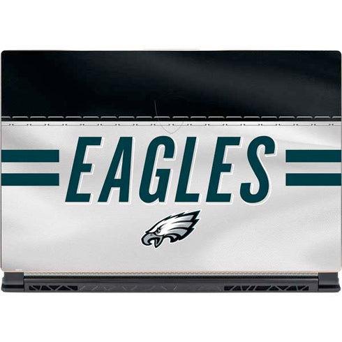 NFL Philadelphia Eagles White Striped MSI GS65 Stealth Laptop Skin