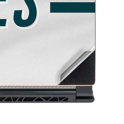 NFL Philadelphia Eagles White Striped MSI GS65 Stealth Laptop Skin