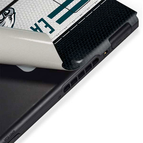 NFL Philadelphia Eagles White Striped Nintendo Switch Bundle Skin