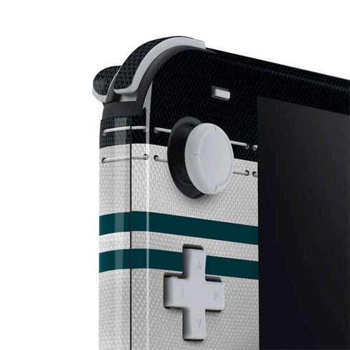 NFL Philadelphia Eagles White Striped Nintendo Switch Lite Skin
