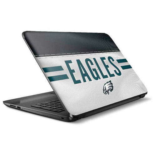 NFL Philadelphia Eagles White Striped HP Notebook Skin
