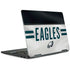 NFL Philadelphia Eagles White Striped Notebook 9 Pro 13in (2017) Skin