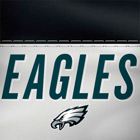 NFL Philadelphia Eagles White Striped Notebook 9 Pro 13in (2017) Skin