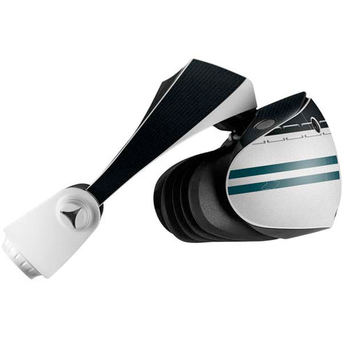 NFL Philadelphia Eagles White Striped PlayStation VR2 Skin