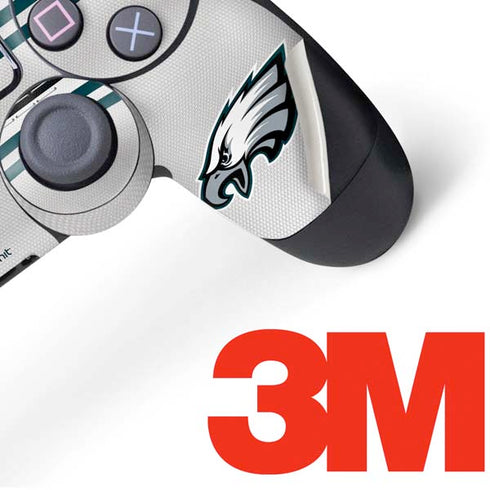 NFL Philadelphia Eagles White Striped PS4 Controller Skin