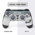 NFL Philadelphia Eagles White Striped PS4 Controller Skin