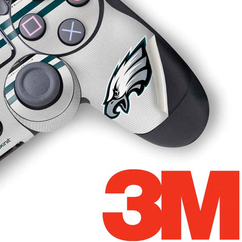 NFL Philadelphia Eagles White Striped PS4 Pro/Slim Controller Skin