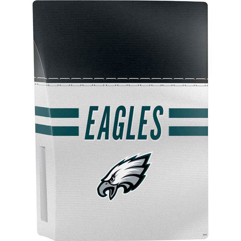 NFL Philadelphia Eagles White Striped PS5 Console Skin