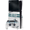 NFL Philadelphia Eagles White Striped PS5 Slim Disk Bundle Skin