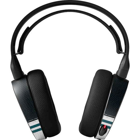 NFL Philadelphia Eagles White Striped SteelSeries Arctis 3 Skin