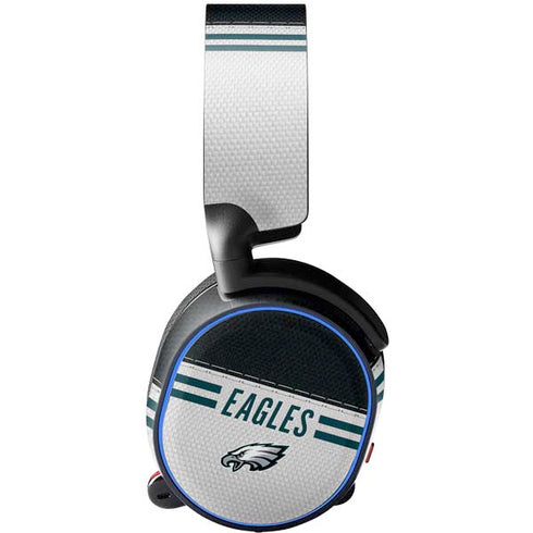 NFL Philadelphia Eagles White Striped SteelSeries Arctis 5 Skin