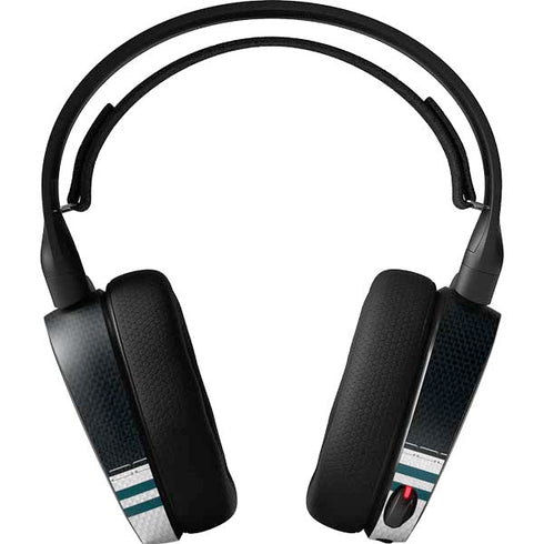 NFL Philadelphia Eagles White Striped SteelSeries Arctis 5 Skin