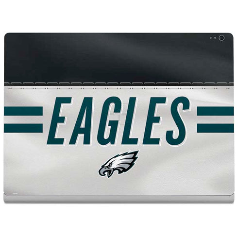 NFL Philadelphia Eagles White Striped Surface Book 2 13.5in Skin
