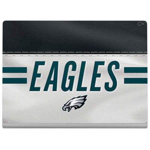 NFL Philadelphia Eagles White Striped Surface Book 2 15in Skin