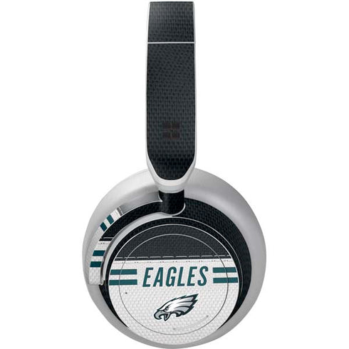 NFL Philadelphia Eagles White Striped Surface Headphones Skin