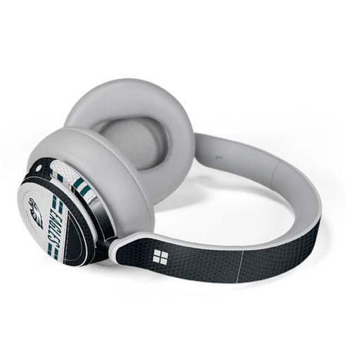 NFL Philadelphia Eagles White Striped Surface Headphones Skin