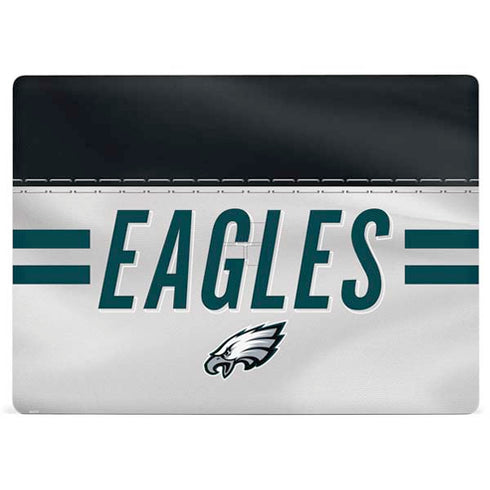 NFL Philadelphia Eagles White Striped Surface Laptop 2 Skin