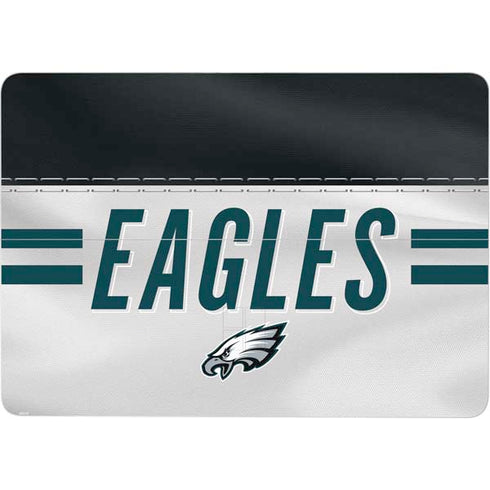 NFL Philadelphia Eagles White Striped Surface Laptop Studio Skin