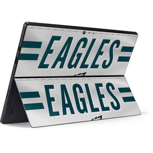 NFL Philadelphia Eagles White Striped Surface Pro 6 Skin