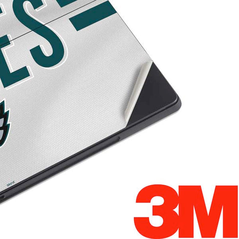 NFL Philadelphia Eagles White Striped Surface Pro 6 Skin