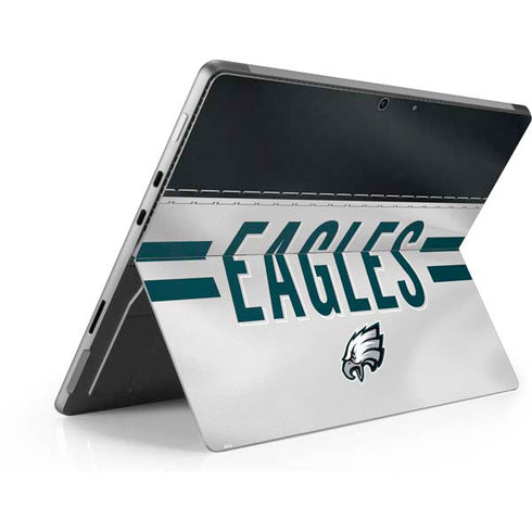 NFL Philadelphia Eagles White Striped Surface Pro 8 Skin