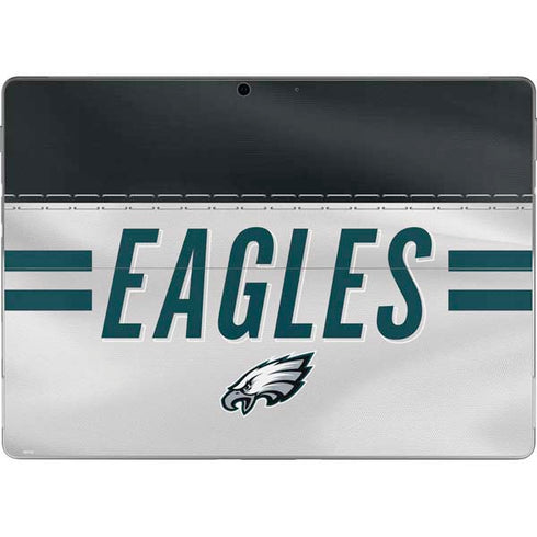 NFL Philadelphia Eagles White Striped Surface Pro 9 Skin