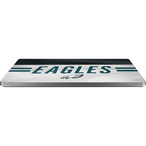 NFL Philadelphia Eagles White Striped Universal Laptop 12in (9.8 x 6.8in) Skin