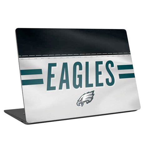 NFL Philadelphia Eagles White Striped Universal Laptop 14in (11.4 x 8.2in) Skin