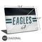 NFL Philadelphia Eagles White Striped Universal Laptop 16.6in (13.4 x 9.7in) Skin