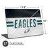 NFL Philadelphia Eagles White Striped Universal Laptop 17in (13.8 x 10in) Skin
