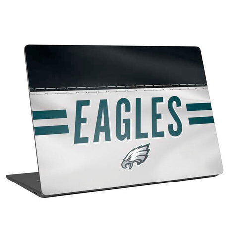 NFL Philadelphia Eagles White Striped Universal Laptop 17in (13.8 x 10in) Skin