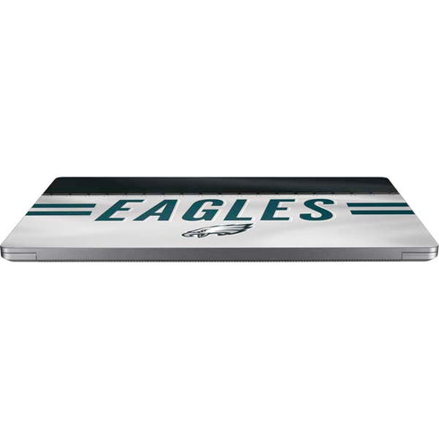 NFL Philadelphia Eagles White Striped Universal Laptop 17in (13.8 x 10in) Skin
