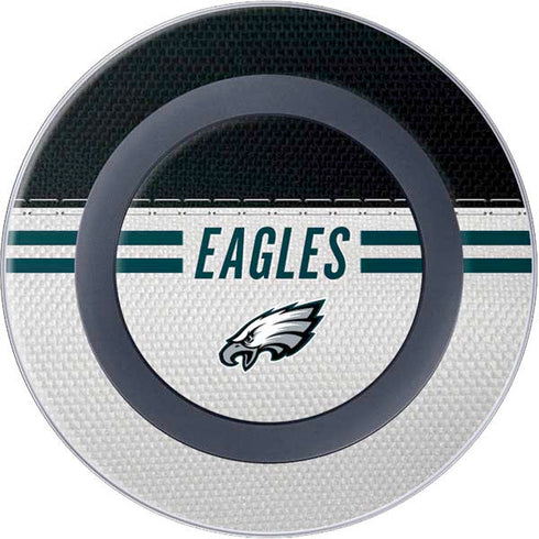NFL Philadelphia Eagles White Striped Wireless Charger Skin