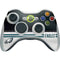 NFL Philadelphia Eagles White Striped Xbox 360 Wireless Controller Skin