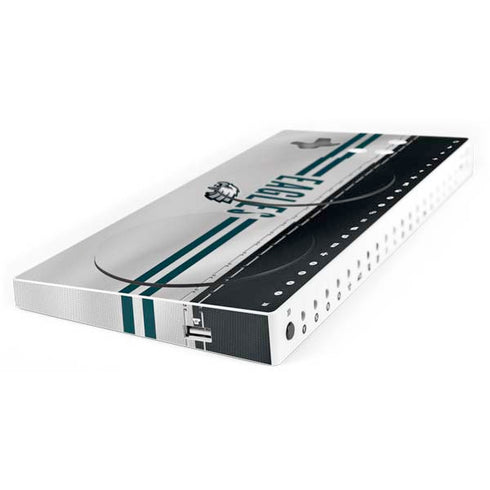 NFL Philadelphia Eagles White Striped Xbox Adaptive Controller Skin