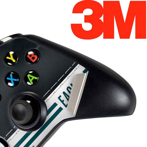 NFL Philadelphia Eagles White Striped Xbox One Controller Skin