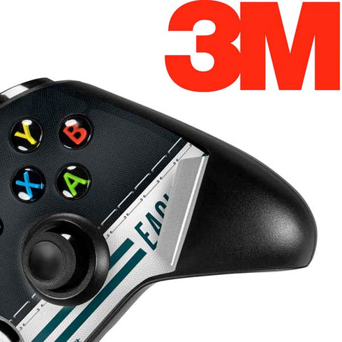 NFL Philadelphia Eagles White Striped Xbox One S Controller Skin