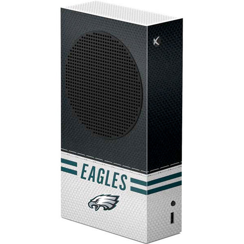 NFL Philadelphia Eagles White Striped Xbox Series S Console Skin
