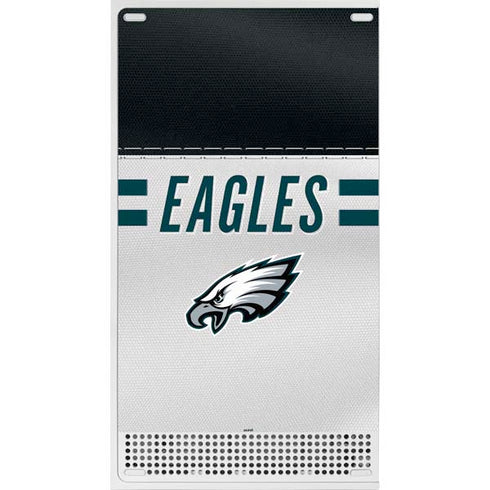 NFL Philadelphia Eagles White Striped Xbox Series S Console Skin