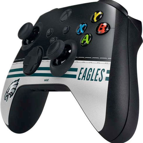 NFL Philadelphia Eagles White Striped Xbox Series X Controller Skin
