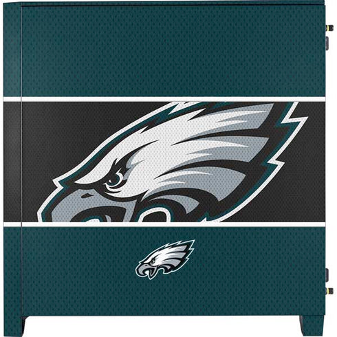 NFL Philadelphia Eagles Zone Block Corsair 4000D Tempered Glass Mid-Tower ATX Case Skin