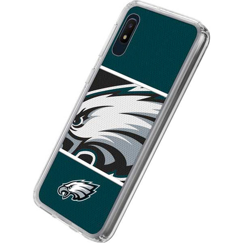 NFL Philadelphia Eagles Zone Block Galaxy A10e Clear Case