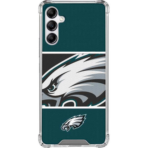 NFL Philadelphia Eagles Zone Block Galaxy A14 5G Clear Case
