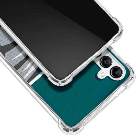 NFL Philadelphia Eagles Zone Block Galaxy A14 5G Clear Case