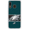 NFL Philadelphia Eagles Zone Block Galaxy A20 Clear Case