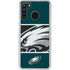 NFL Philadelphia Eagles Zone Block Galaxy A21 Clear Case